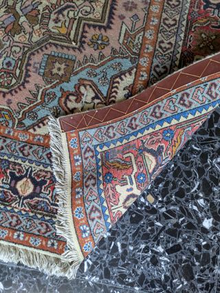 Tappeto persiano annodato a mano Ardebil seta