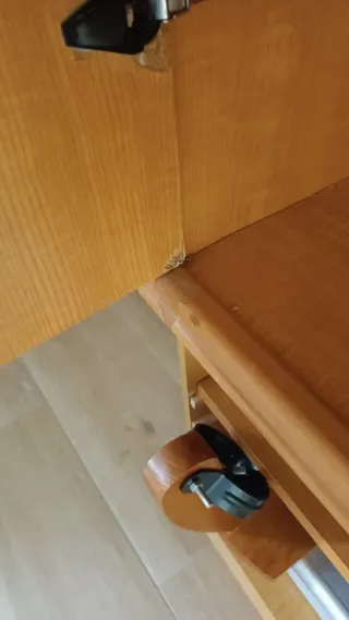 Escritorio+Estanterías madera