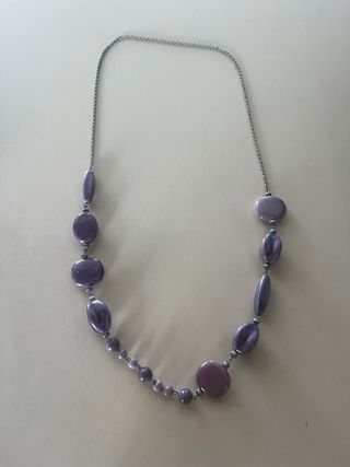 Collar Massimo Dutti morado