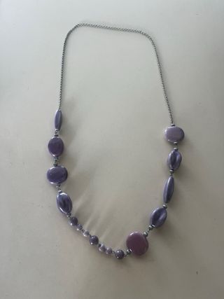 Collar Massimo Dutti morado