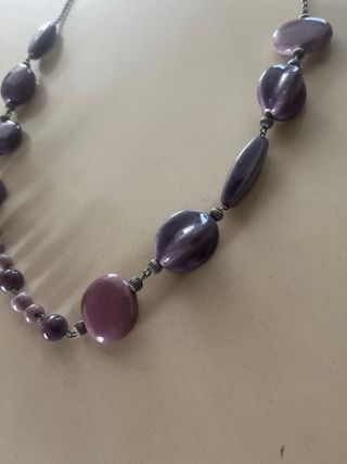 Collar Massimo Dutti morado