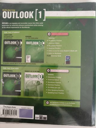 Libro inglés bachillerato Burlington Books 