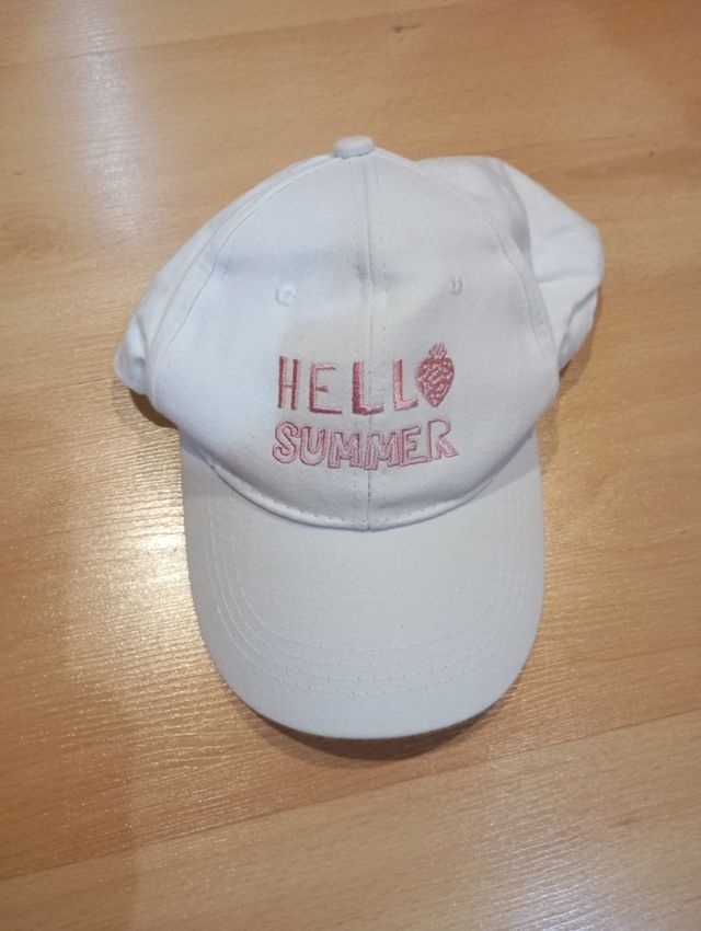 Gorra Hello Summer blanca