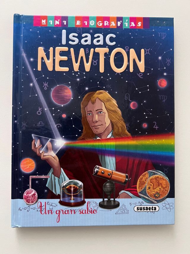 Isaac Newton MiniBiografias ilustradas +6 años