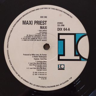 Maxi Priest - Maxi: Vinilo Reggae