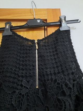 Top Cropped Preto Azara S-M