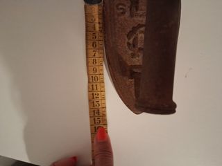 Plancha antigua de hierro