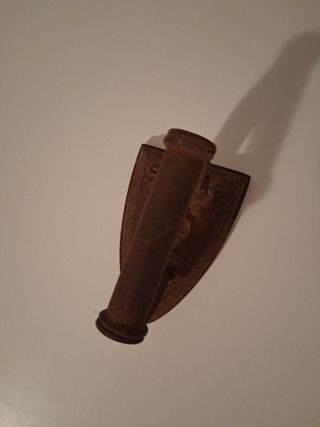 Plancha antigua de hierro