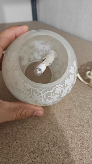 Lámpara sobremesa - Beige/Blanco