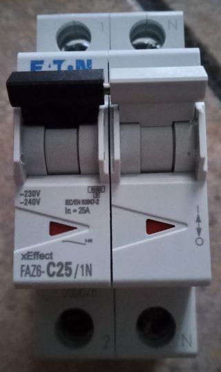 Interruttore Eaton FAZ6-C25/1N 25A