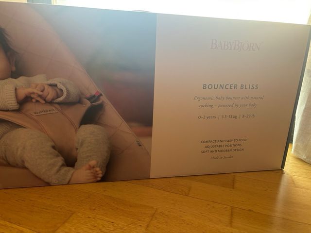 Hamaca Babybjörn Bliss Gris