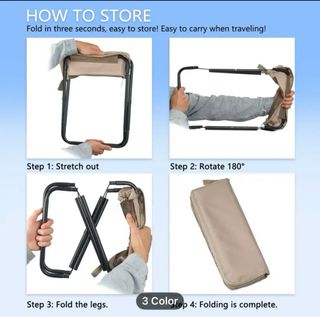 Taburete Plegable Portátil 