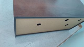 Mueble TV 55" wengué - 120x57x59