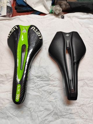 Sillines bici, uno de carbono