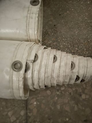 Lona, pantalla proyector cine - blanca