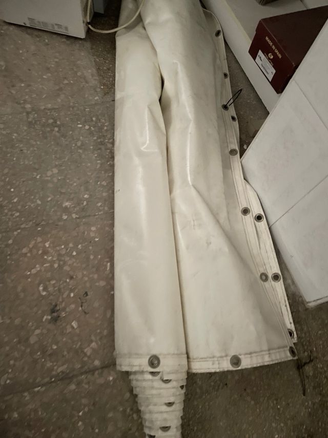 Lona, pantalla proyector cine - blanca