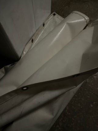 Lona, pantalla proyector cine - blanca