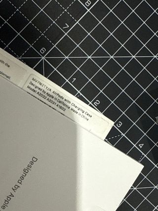 Caja AirPods Apple SOLO CAJA