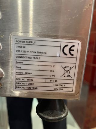 Plancha eléctrica GMC