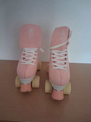 Patines Oxelo Decathlon rosa número 38