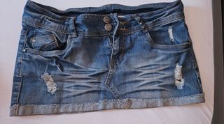 Minigonna jeans
