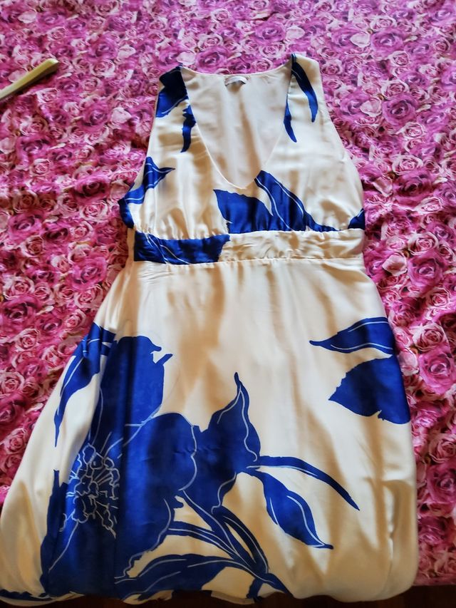 Abito lungo estivo fiori 42 italiana