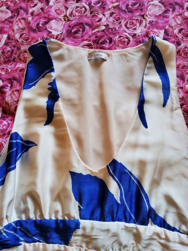 Abito lungo estivo fiori 42 italiana