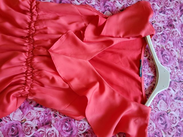 Abito lungo Giorgia & Johns corallo tg S