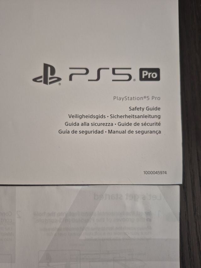 Manuali PS5 Pro (PlayStation 5 Pro)