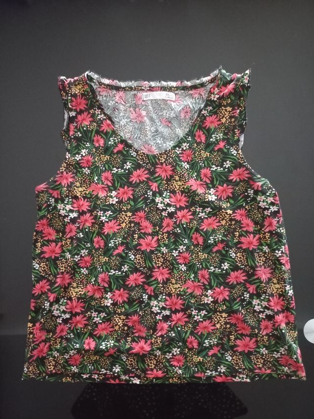 Camiseta Sfera floral T-M