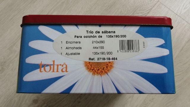 Sábanas Tolra para cama de 135cm
