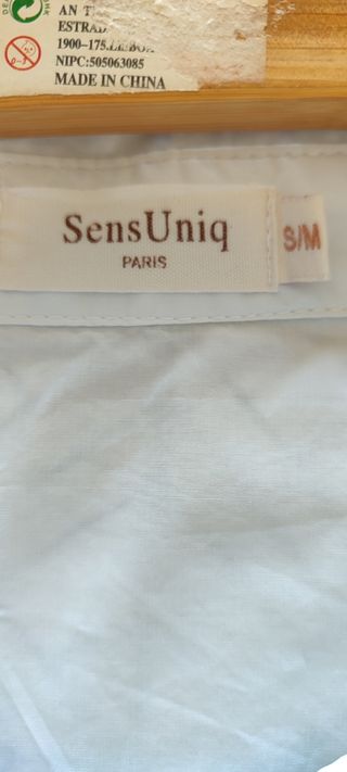 Camisa branca Sens Uniq- Vestido S/M