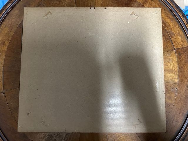 stampa riproduzioneAcquarello vintage firmato 1956