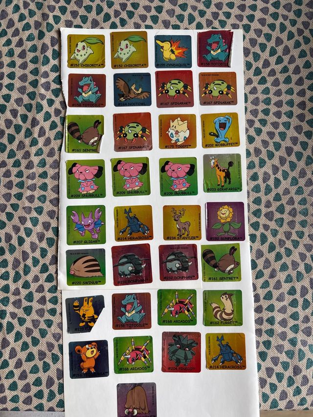 pokemon pegatinas chicles boomer