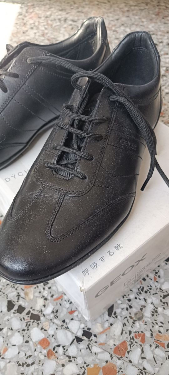 Zapatillas Geox Piel Negras