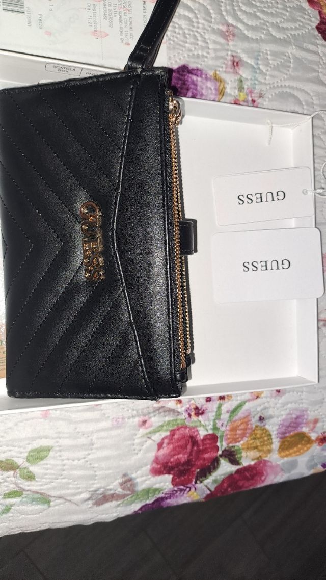 Portafoglio Guess nero