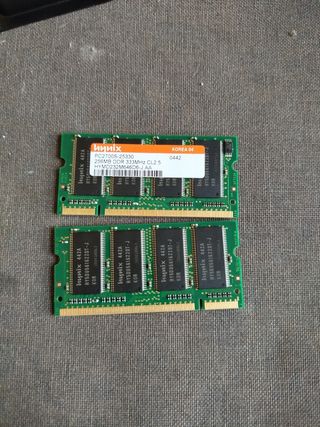 RAM Hynix 256MB DDR333MHz - 2 pezzi