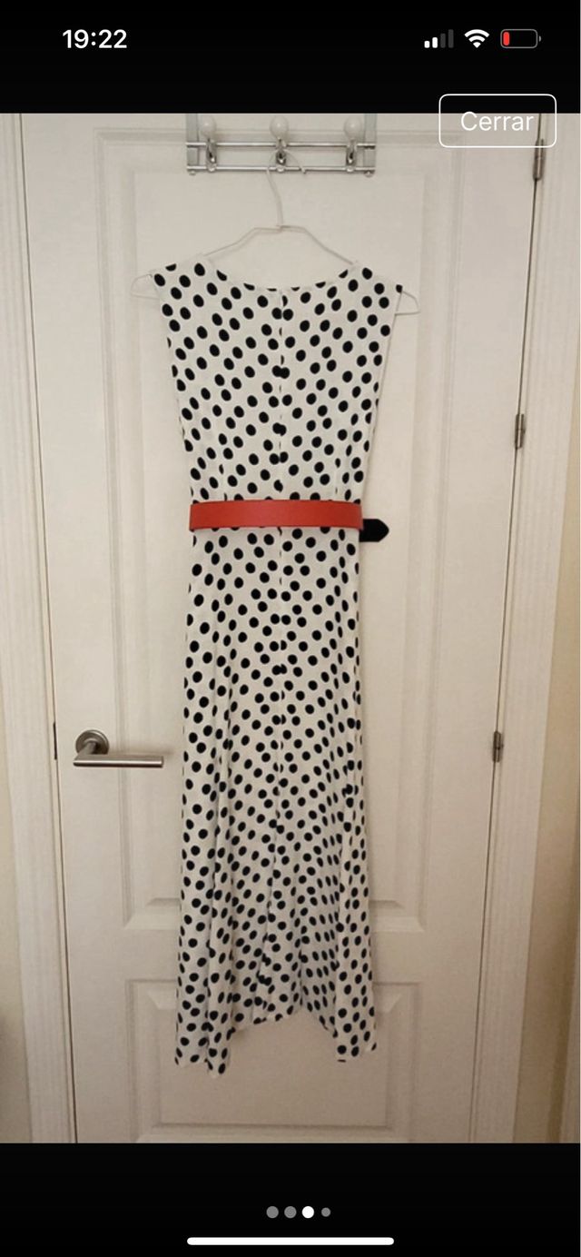 Vestido midi Zara lunares