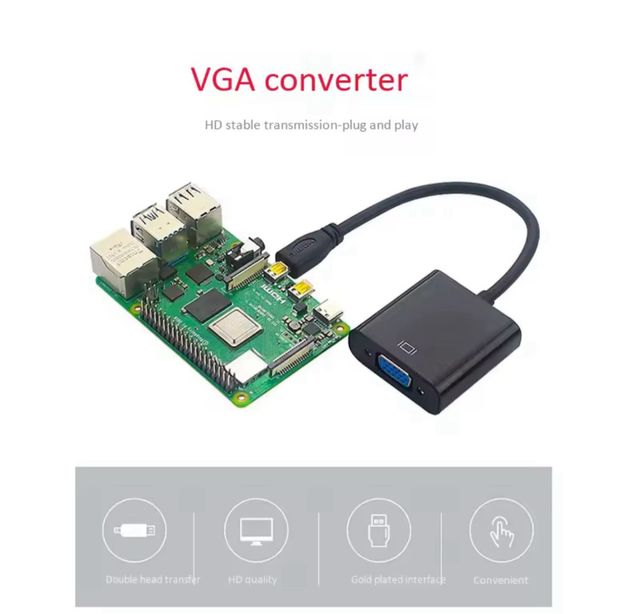 Adaptador Micro-HDMI para VGA