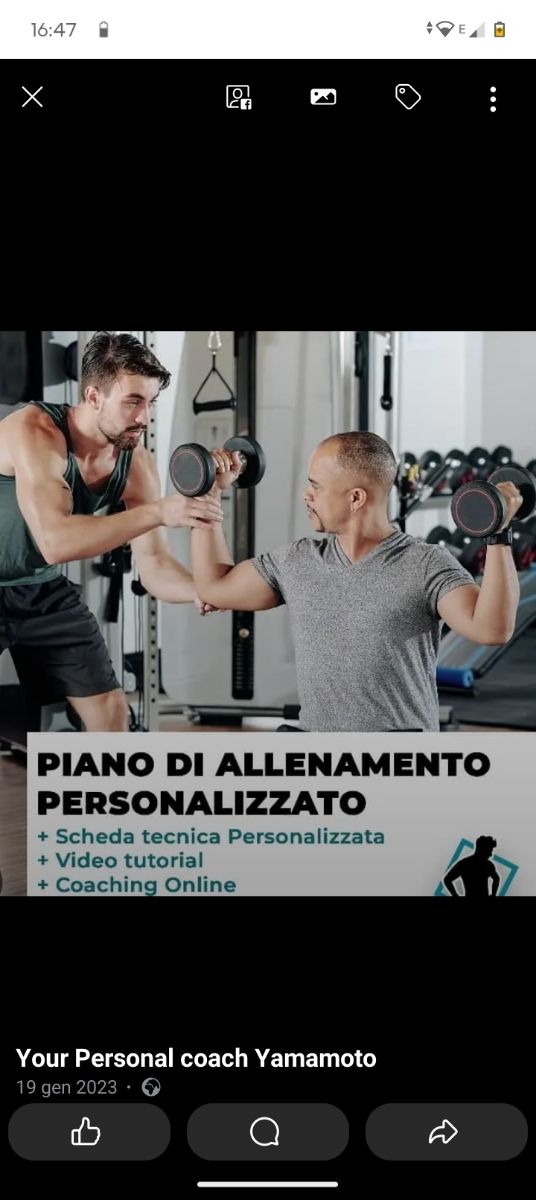 Piano Allenamento Personalizzato