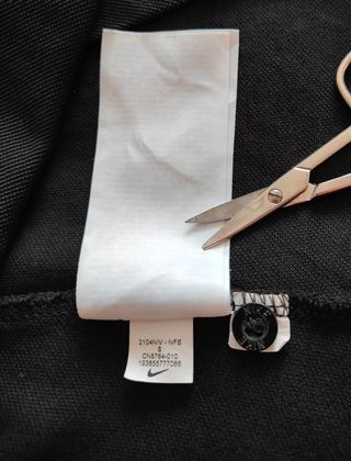 Polo Nike negro talla S