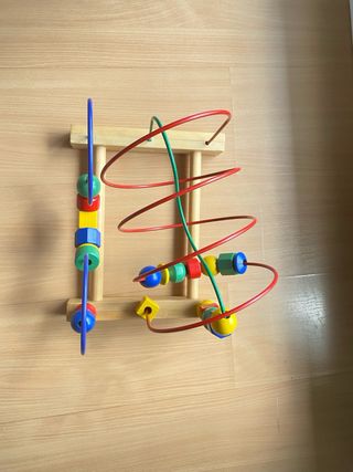 Laberinto de madera para bebés