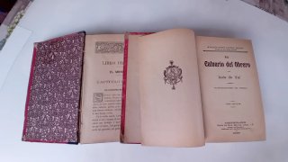 1 EDICIÓN CALVARIO DEL OBRERO LIBROS 1898.