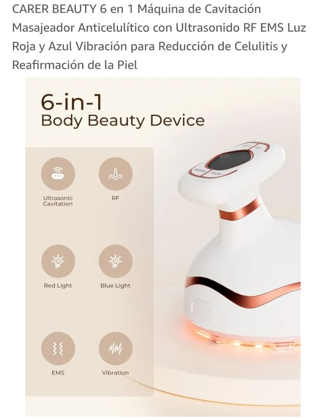 Máquina Cavitación Carb Shark - Rosa