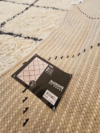 Alfombra Maison du Monde - Beige y Negro