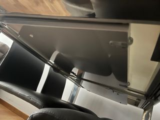 Mesa comedor cristal 4 sillas