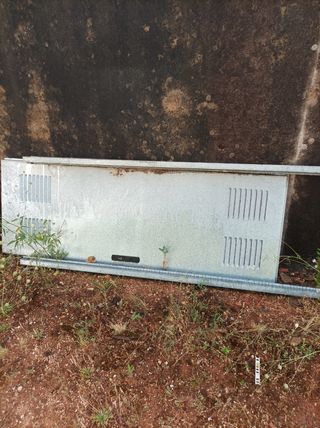 Puertas aluminio blanco usadas