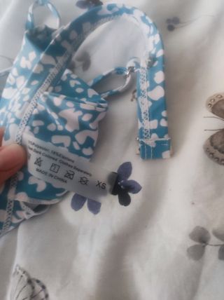 Bikini azul y blanco - Bañador