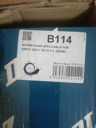 Bomba Agua Iveco Turbodaily 35-10