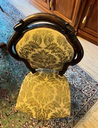 6 sedie legno vintage
